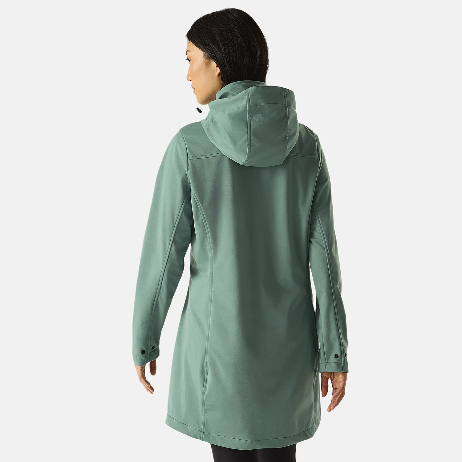 Regatta Womens Softshell Waterproof Longline Jacket with Detachable Hood