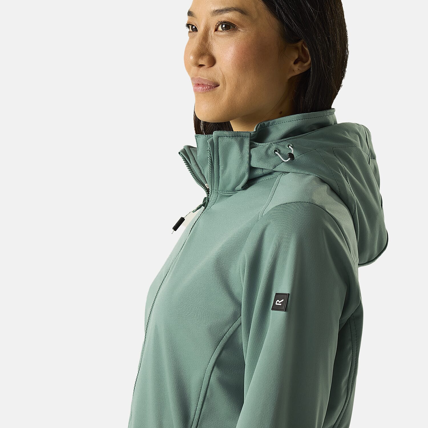Regatta Womens Softshell Waterproof Longline Jacket with Detachable Hood