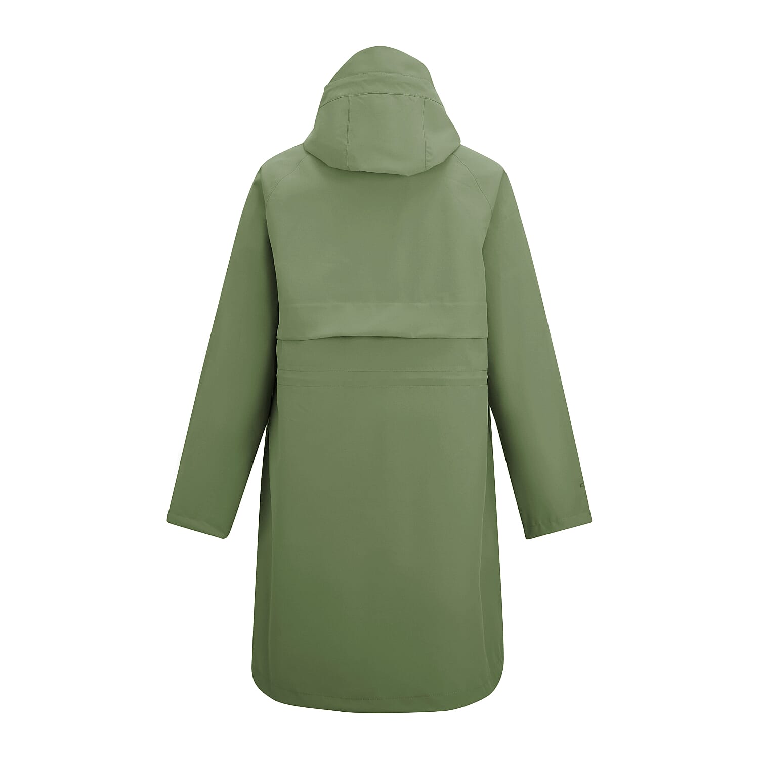 Regatta Womens Waterproof Longline Jacket with Adjustable Waist and Hood (Size 16) - Green