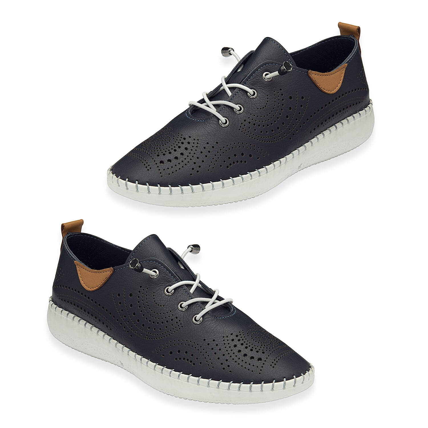 Lotus Womens Leather Tassia Lace-Up Shoes