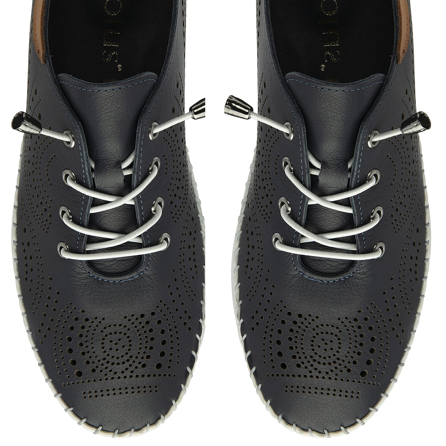 Lotus Womens Leather Tassia Lace-Up Shoes