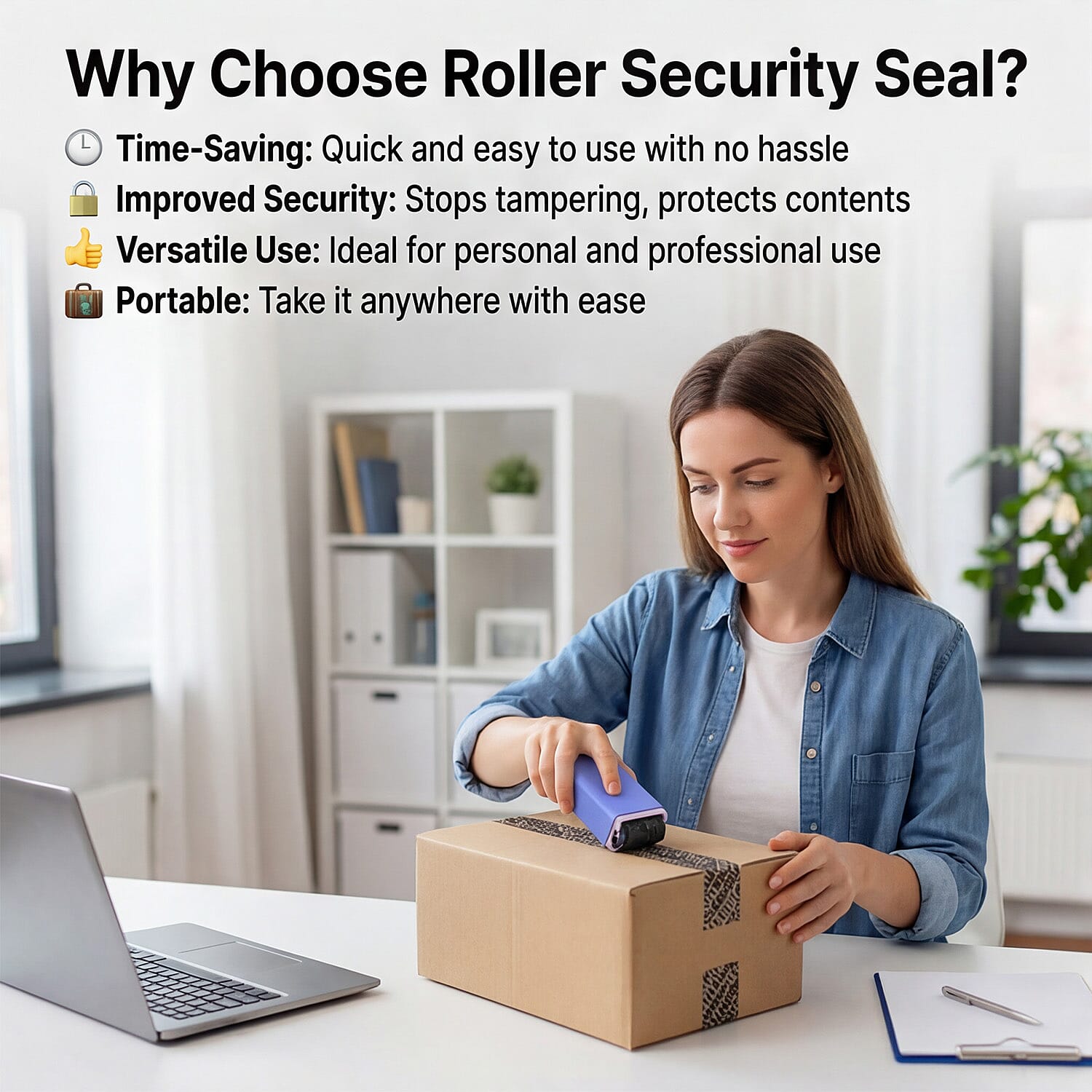 Roller Security Seal - Blue