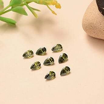 https://tjcuk.sirv.com/Products/85/1/8511509/Set-Of-8-Peridot-Cubic-Zirconia-Pear-6X4-mm-Gemstone-4-61-Ct_8511509_1.jpg?w=342&h=342