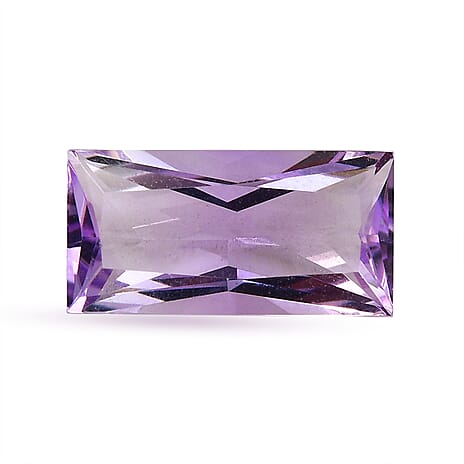 Pink Amethyst Baguette 12X6 mm Gemstone, 2.47 Ct