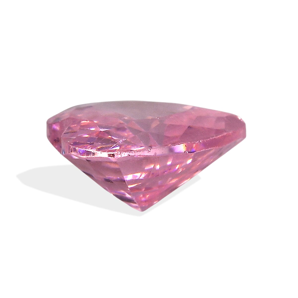 Pink Cubic Zirconia Heart 6 mm Gemstone, 1.36 Ct