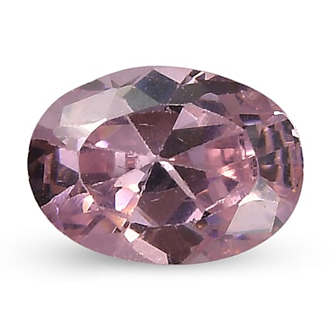 Pink Cubic Zirconia Oval Cut Cut 7X5 mm Gemstone, 1.15 Ct