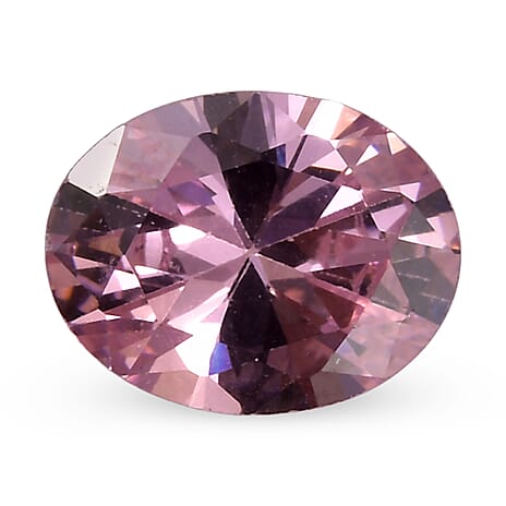 Pink Cubic Zirconia Oval Cut Cut 9X7 mm Gemstone, 2.60 Ct