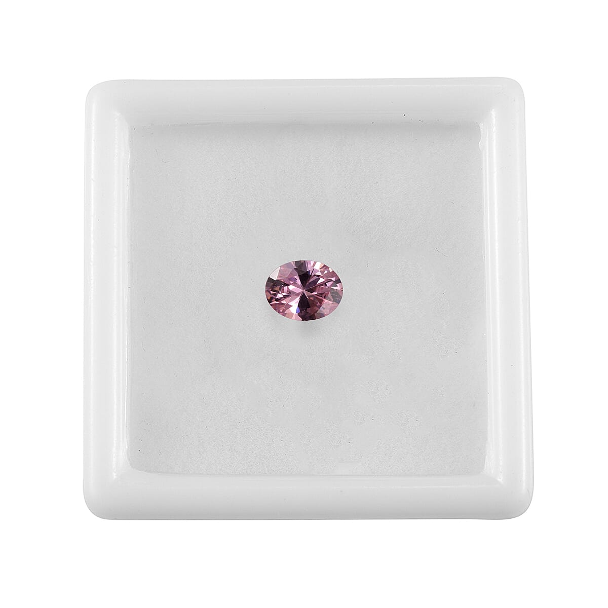 Pink Cubic Zirconia Oval Cut Cut 9X7 mm Gemstone, 2.60 Ct