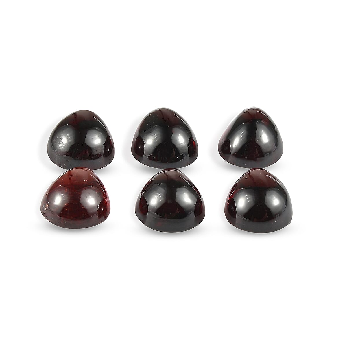 Set Of 6 Red Garnet Pear 7X5 mm Gemstone, 6.58 Ct
