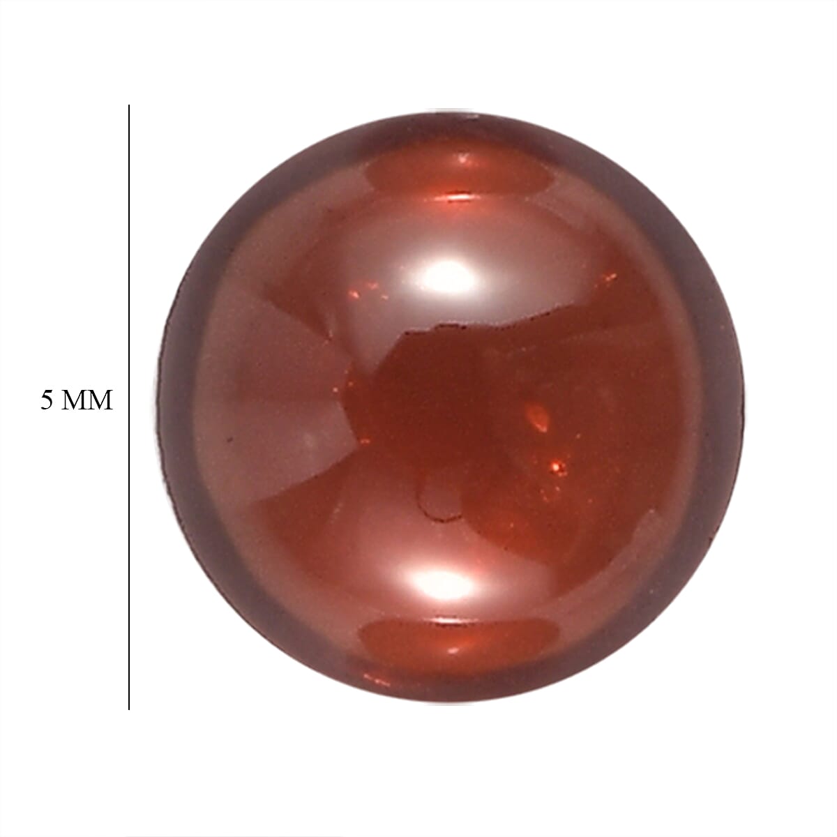 Set Of 4 Red Garnet Round 5 mm Gemstone, 2.12 Ct
