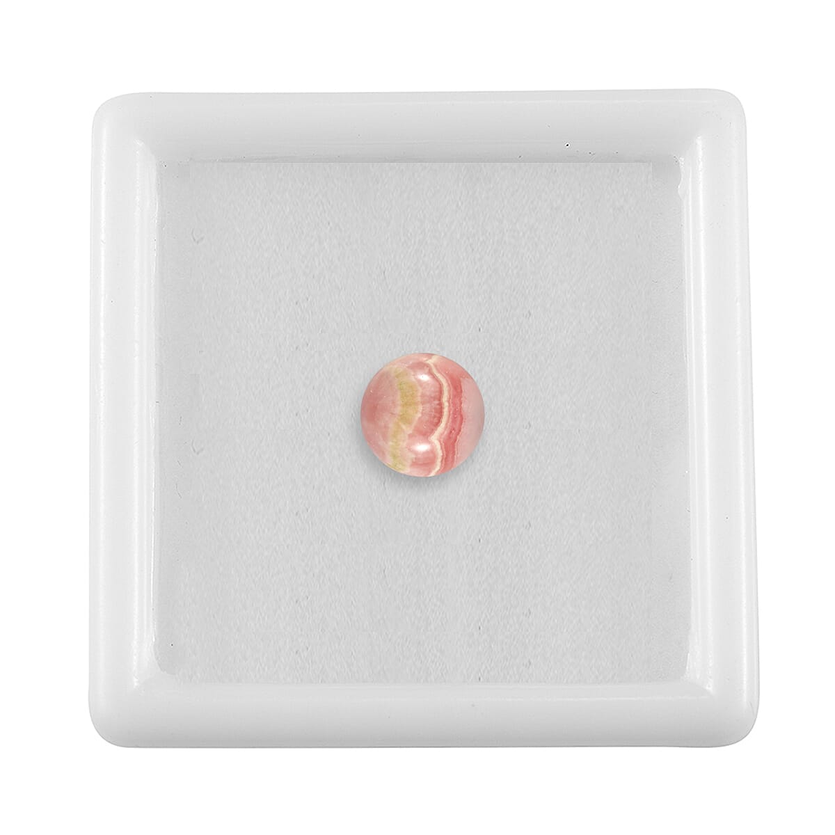 Rhodochrosite Round 10 mm Gemstone, 3.35 Ct