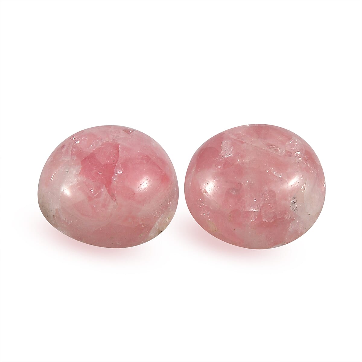 Set Of 2 Rhodochrosite Round 5 mm Gemstone, 0.92 Ct