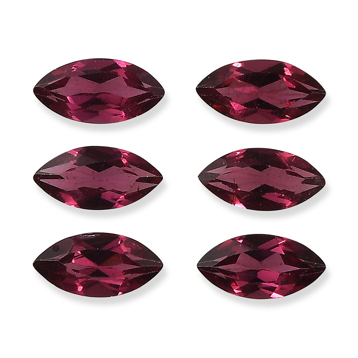 Rhodolite Garnet Marquee 5X2.5 mm Gemstone, 1.15 Ct