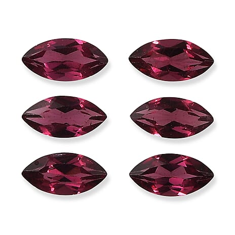 Rhodolite Garnet Marquee 5X2.5 mm Gemstone, 1.15 Ct
