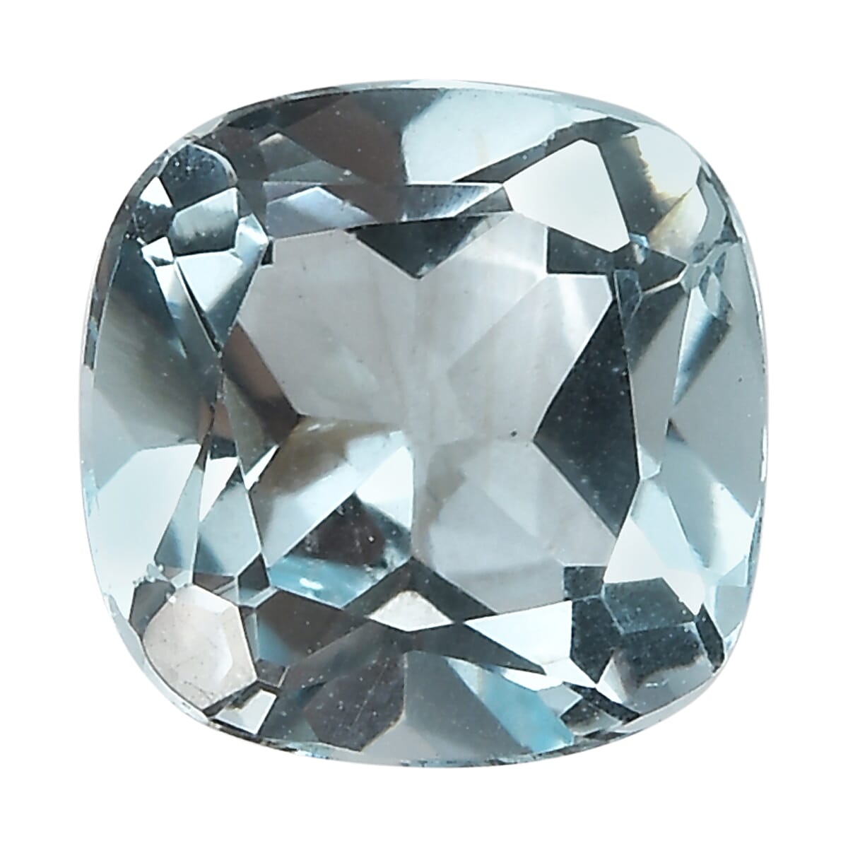 Skyblue Topaz Cushion Cut 7X7 mm Gemstone, 1.67 Ct