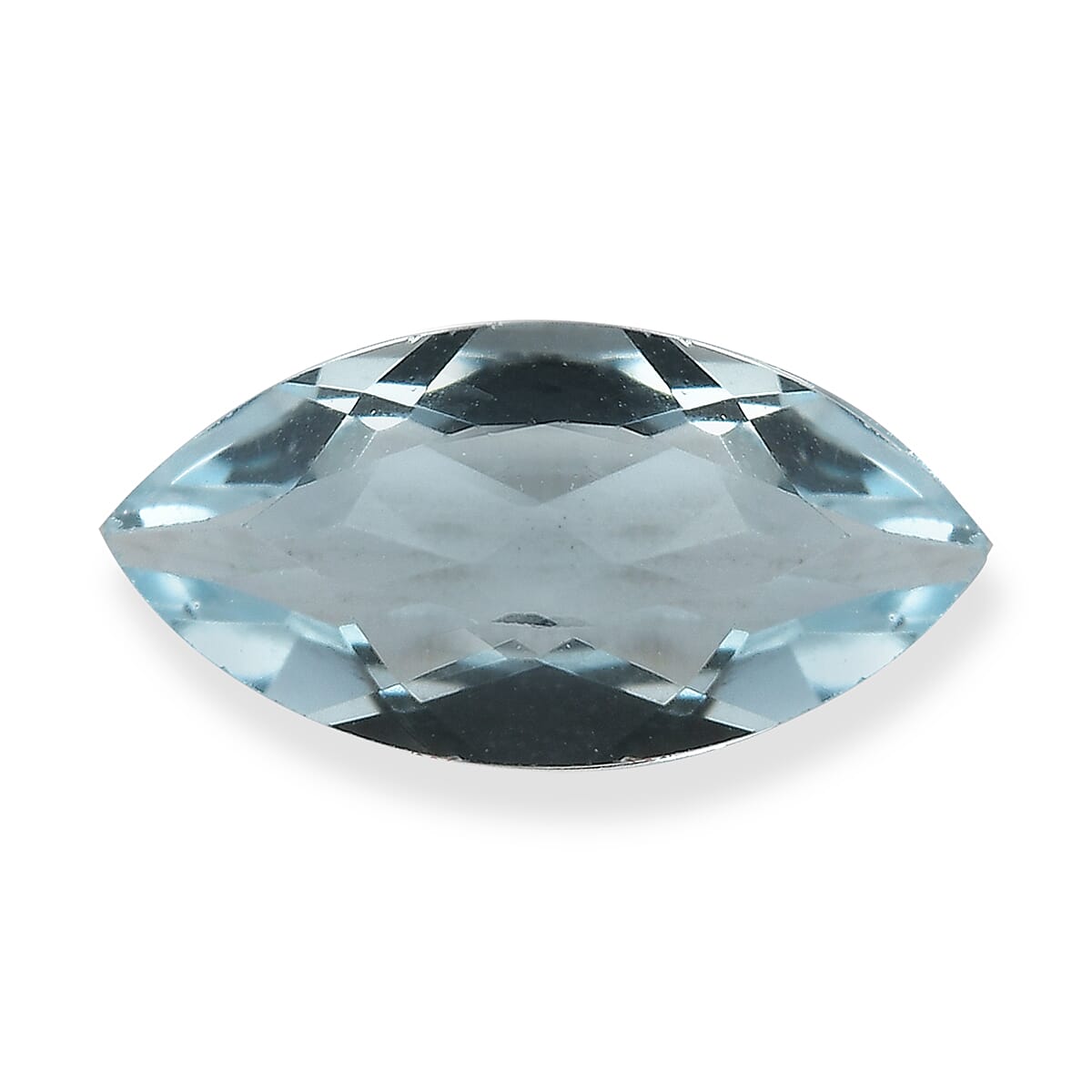 Set Of 2 Skyblue Topaz Marquee 10X5 mm Gemstone, 1.00 Ct