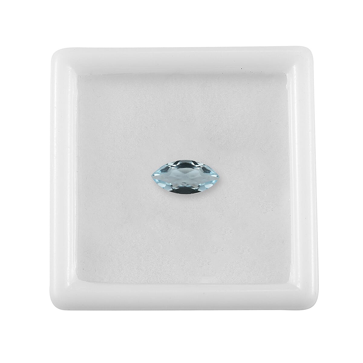 Set Of 2 Skyblue Topaz Marquee 10X5 mm Gemstone, 1.00 Ct