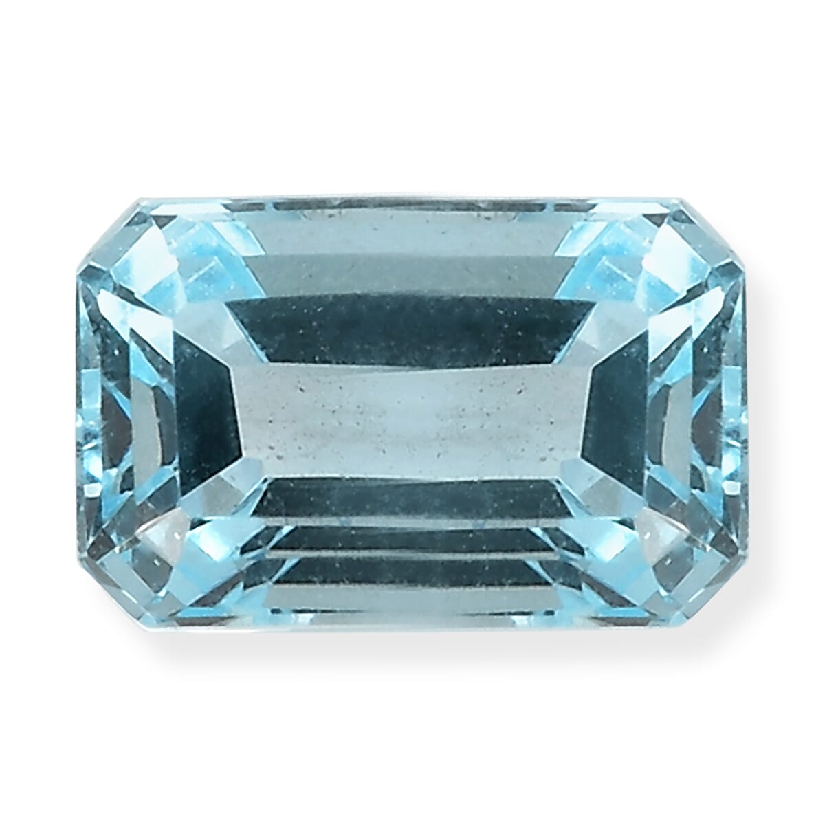 Skyblue Topaz Octagon 6X4 mm Gemstone, 0.63 Ct
