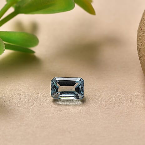 Skyblue Topaz Octagon 6X4 mm Gemstone, 0.63 Ct