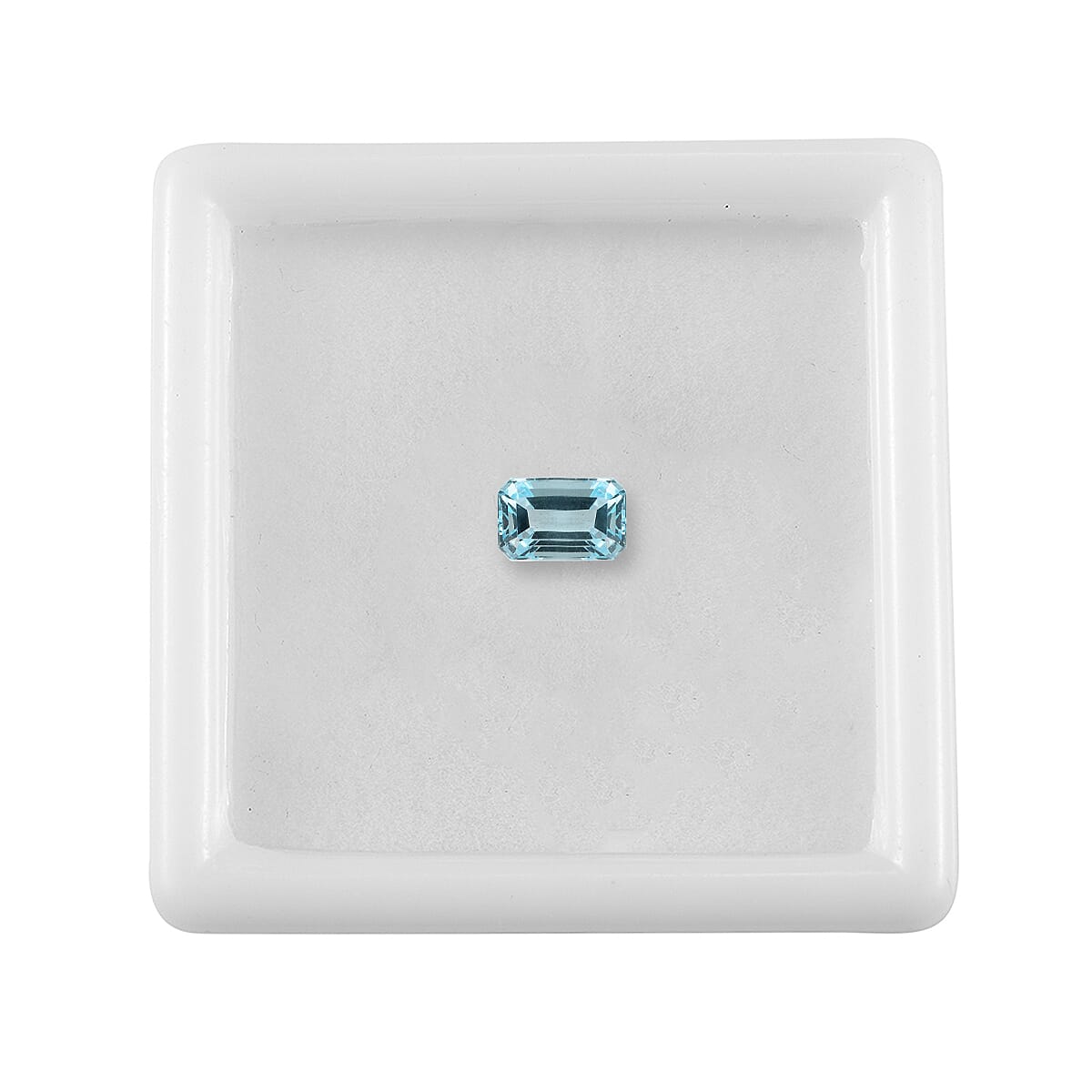 Skyblue Topaz Octagon 6X4 mm Gemstone, 0.63 Ct