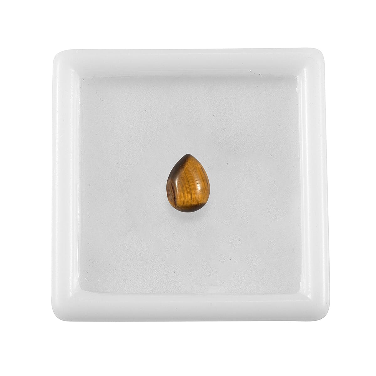 Tigers Eye Pear 8X6 mm Gemstone, 1.30 Ct