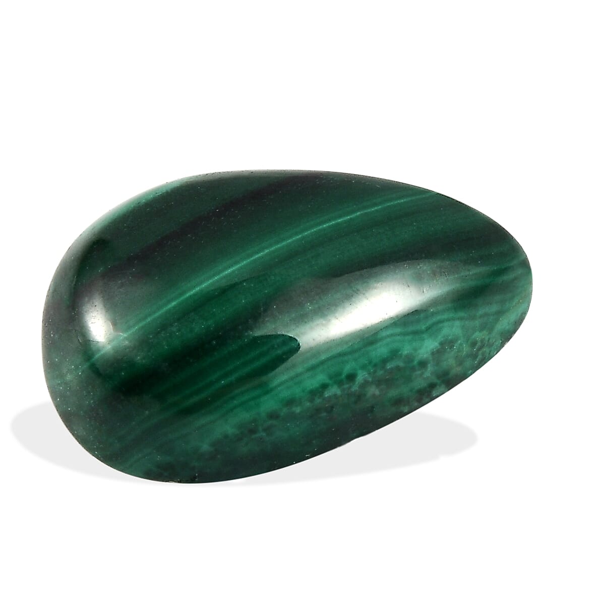 Malachite Pear 9X6 mm Gemstone, 1.31 Ct