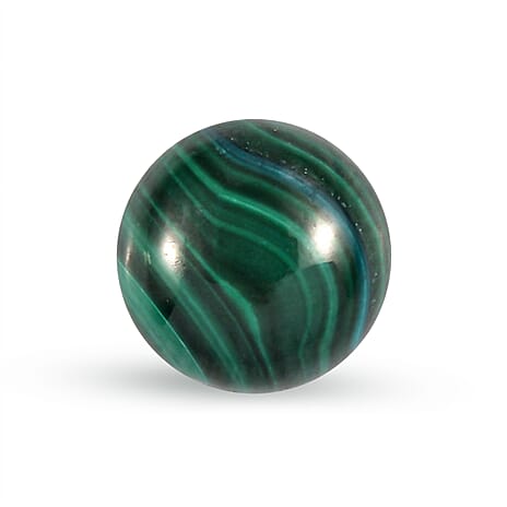 Malachite Round 8 mm Gemstone, 2.36 Ct