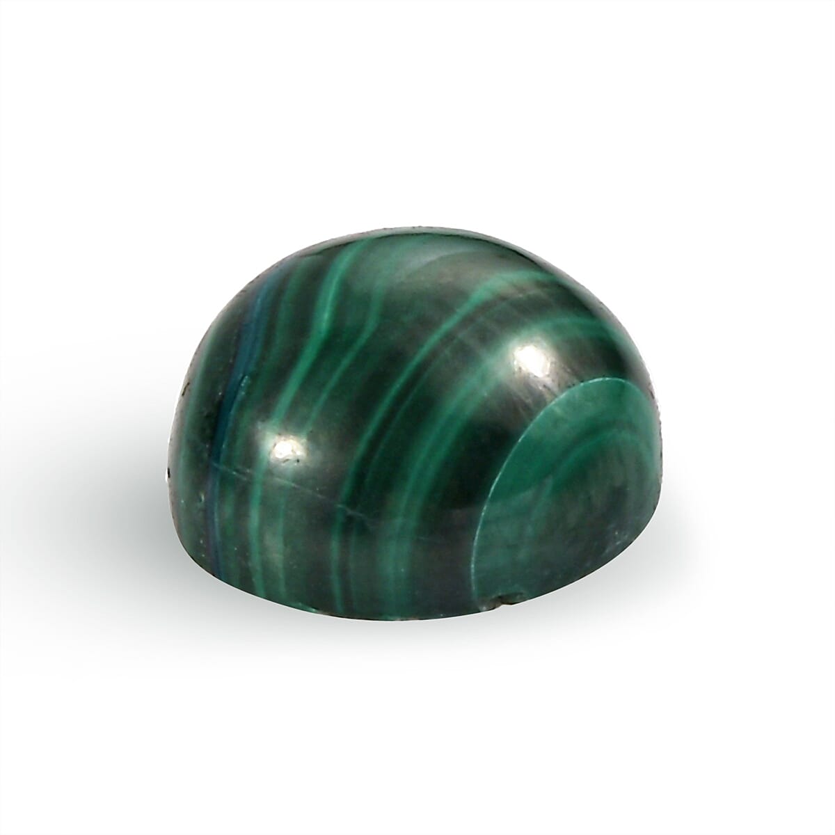 Malachite Round 8 mm Gemstone, 2.36 Ct