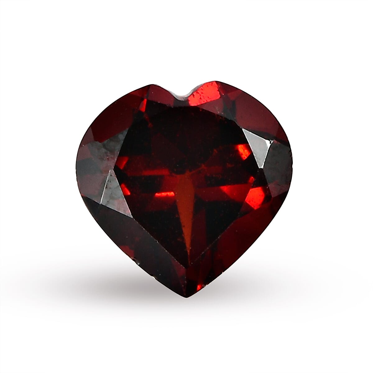 Mozambique Garnet Heart 8 mm Gemstone, 1.80 Ct