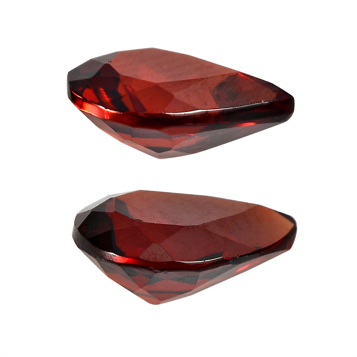 Set Of 2 Mozambique Garnet Pear 7X5 mm Gemstone, 1.75 Ct