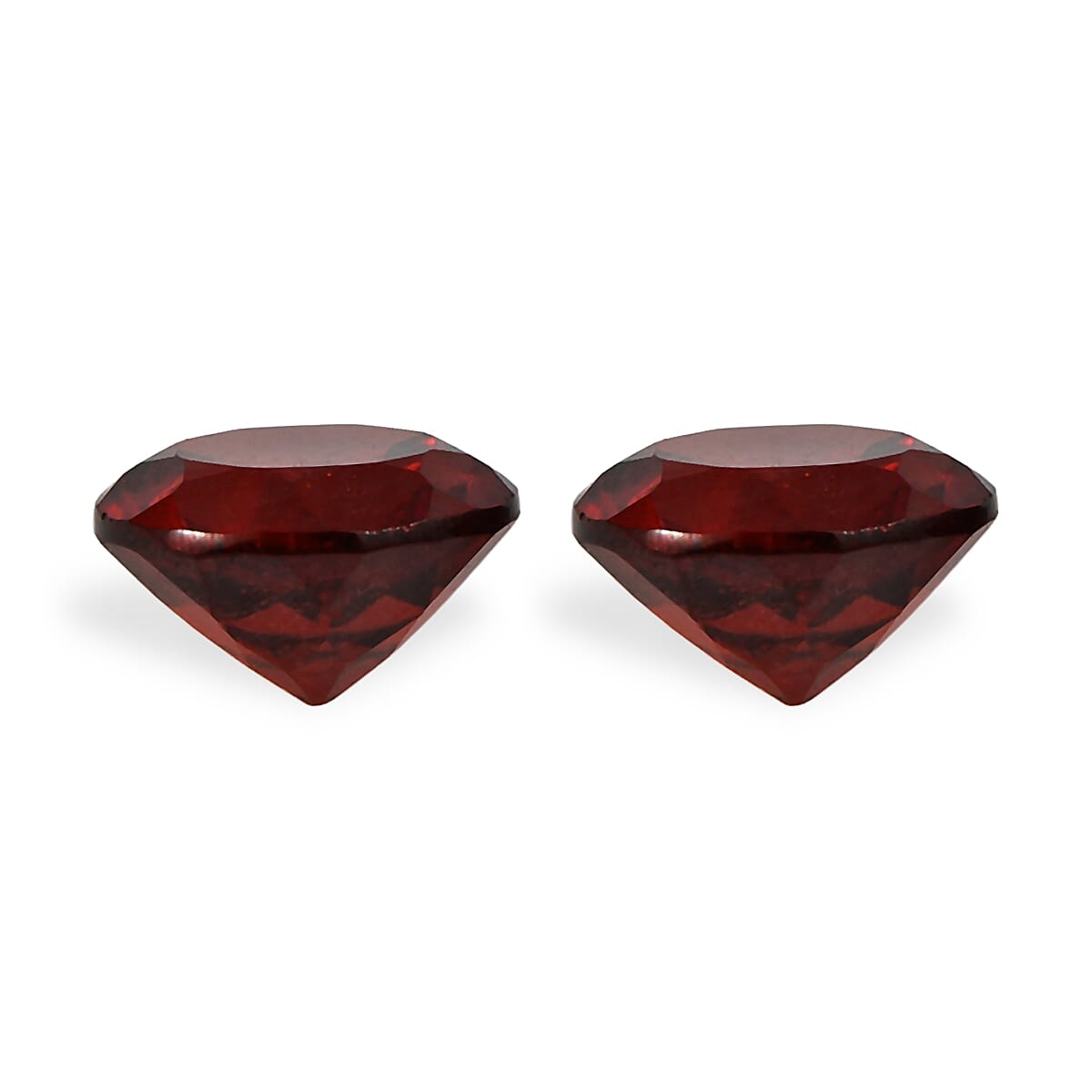 Set Of 2 Mozambique Garnet Round 6 mm Gemstone, 1.92 Ct