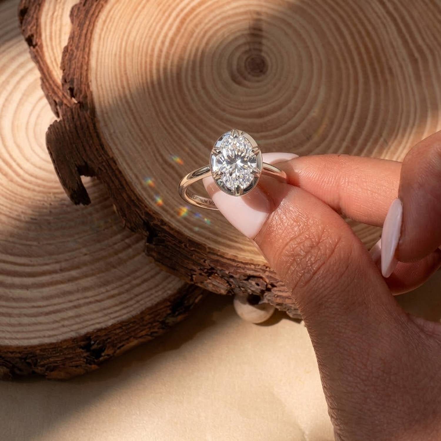 Luxuriant SI-G-H Lab Grown Diamond Solitaire Ring in Sterling Silver 1.00 Ct.