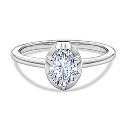 Luxuriant SI-G-H Lab Grown Diamond Solitaire Ring in Sterling Silver 1.00 Ct.