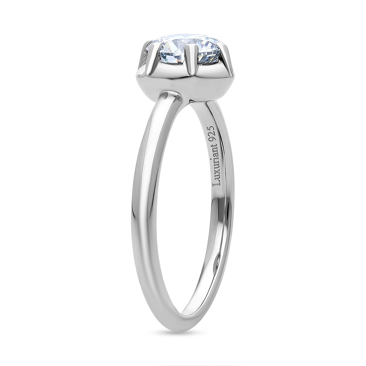 Luxuriant SI-G-H Lab Grown Diamond Solitaire Ring in Sterling Silver 1.00 Ct.