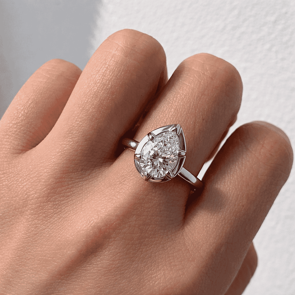 Luxuriant SI-G-H Lab Grown Diamond Solitaire Ring in Sterling Silver 1.00 Ct.