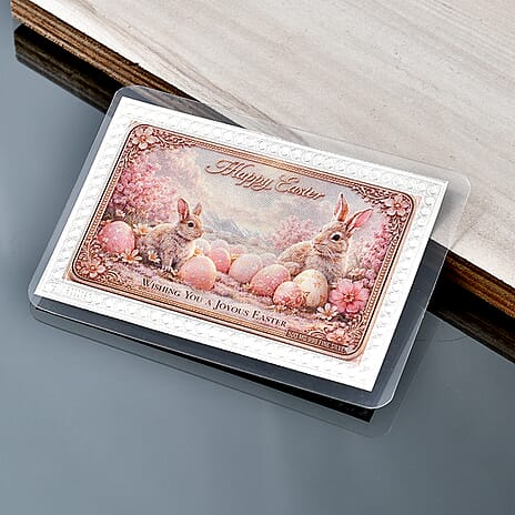 Sterling Silver (99.9% Purity) Easter Bunny Collectible