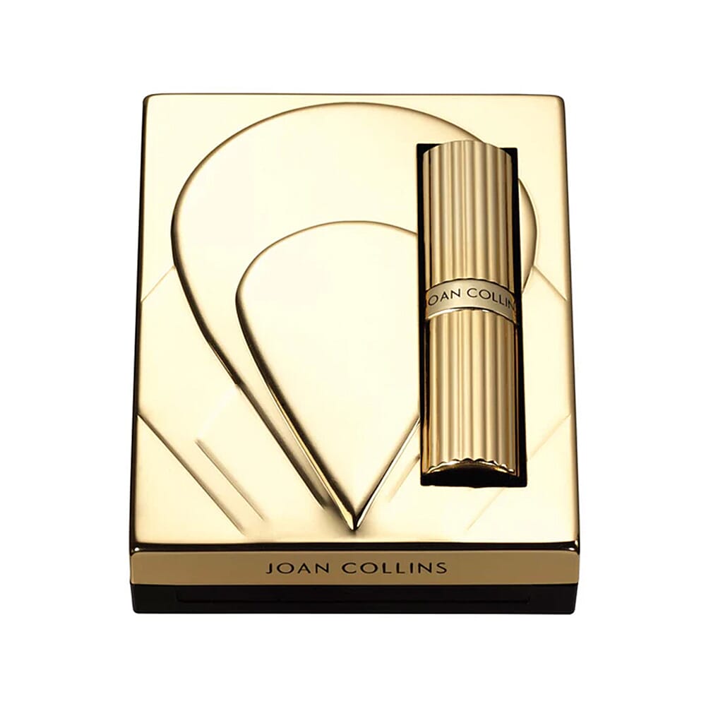 Joan Collins Timeless Beauty Compact Duo Lipstick & Powder - Fontaine (Hot Pink)