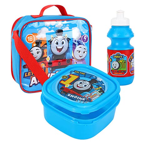 Thomas & Friends 3 Piece Lunch Set - Blue and Red