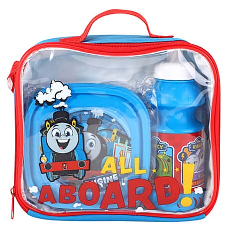 Thomas & Friends 3 Piece Lunch Set - Blue and Red