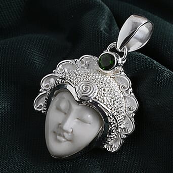 https://tjcuk.sirv.com/Products/85/1/8513249/Royal-Bali-Collection-D-Joy-Ox-Bone-Natural-Chrome-Diopside-Sterling-S_8513249_2.jpg?w=342&h=342