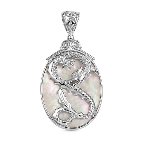 Royal Bali Collection - D'Joy Mother Of Pearl Sterling Silver Pendant 14.00 Ct.