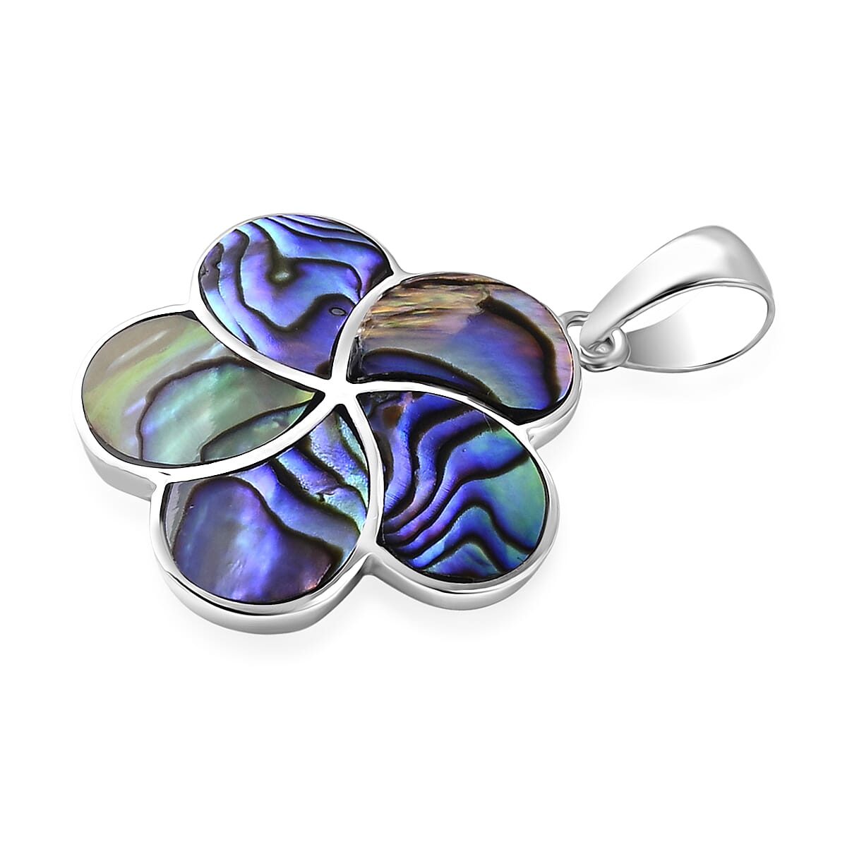 Royal Bali Collection - D'Joy Abalone Shell Sterling Silver Pendant 3.60 Ct
