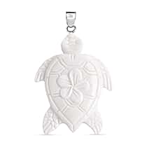 Royal Bali Collection - Ox Bone Sterling Silver Pendant 25.00 Ct.