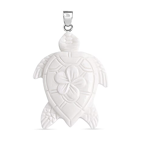 Royal Bali Collection - Ox Bone Sterling Silver Pendant 25.00 Ct.