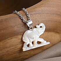 Royal Bali Collection - Mother Of Pearl Sterling Silver Pendant 6.90  Ct.