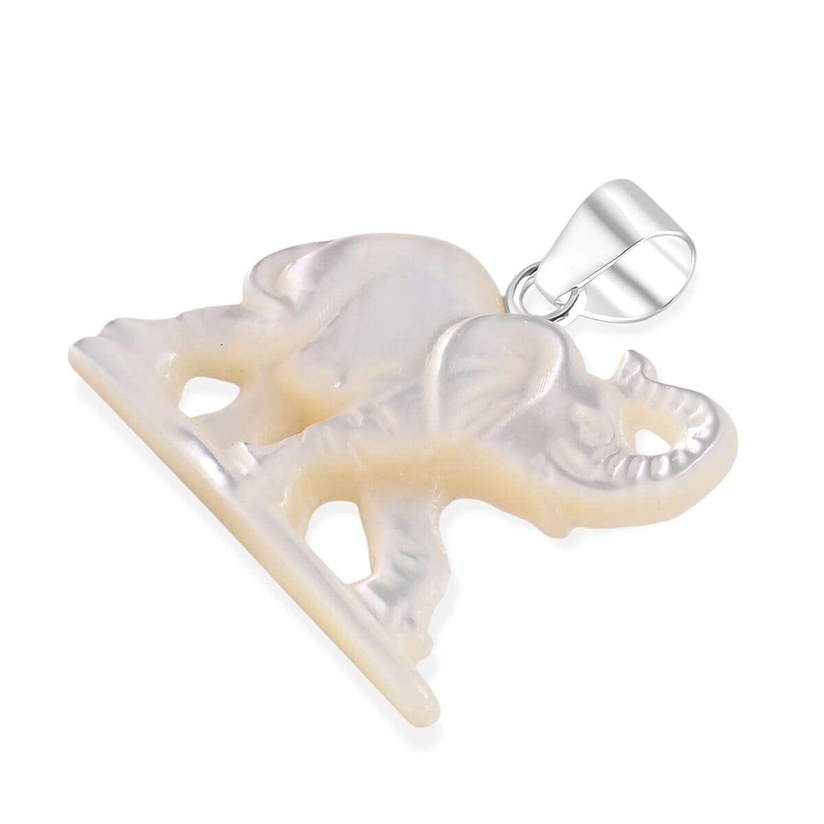 Royal Bali Collection - Mother Of Pearl Sterling Silver Pendant 6.90  Ct.