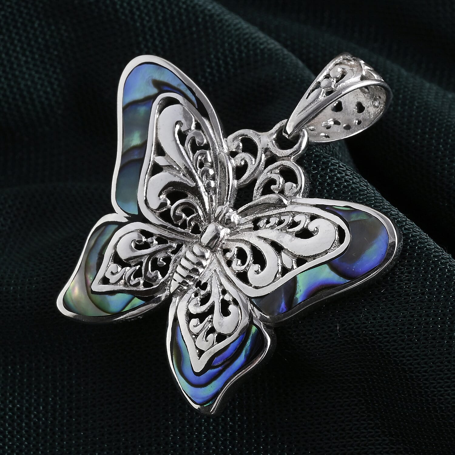 Royal Bali Collection - D'Joy Abalone Shell Sterling Silver Pendant 2.00 Ct.