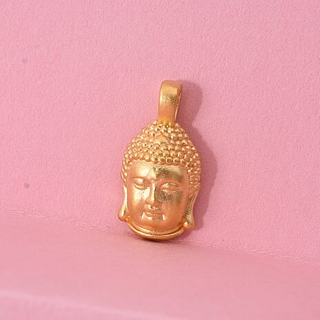 24K Yellow Gold Buddha Pendant