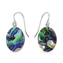 Royal Bali Collection - Abalone Shell Sterling Silver Earring with Hook 8.00 Ct.