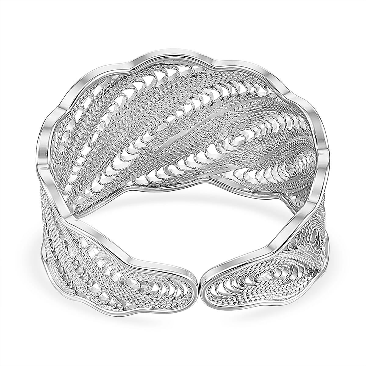 Royal Bali Collection - Sterling Silver Feather Ring